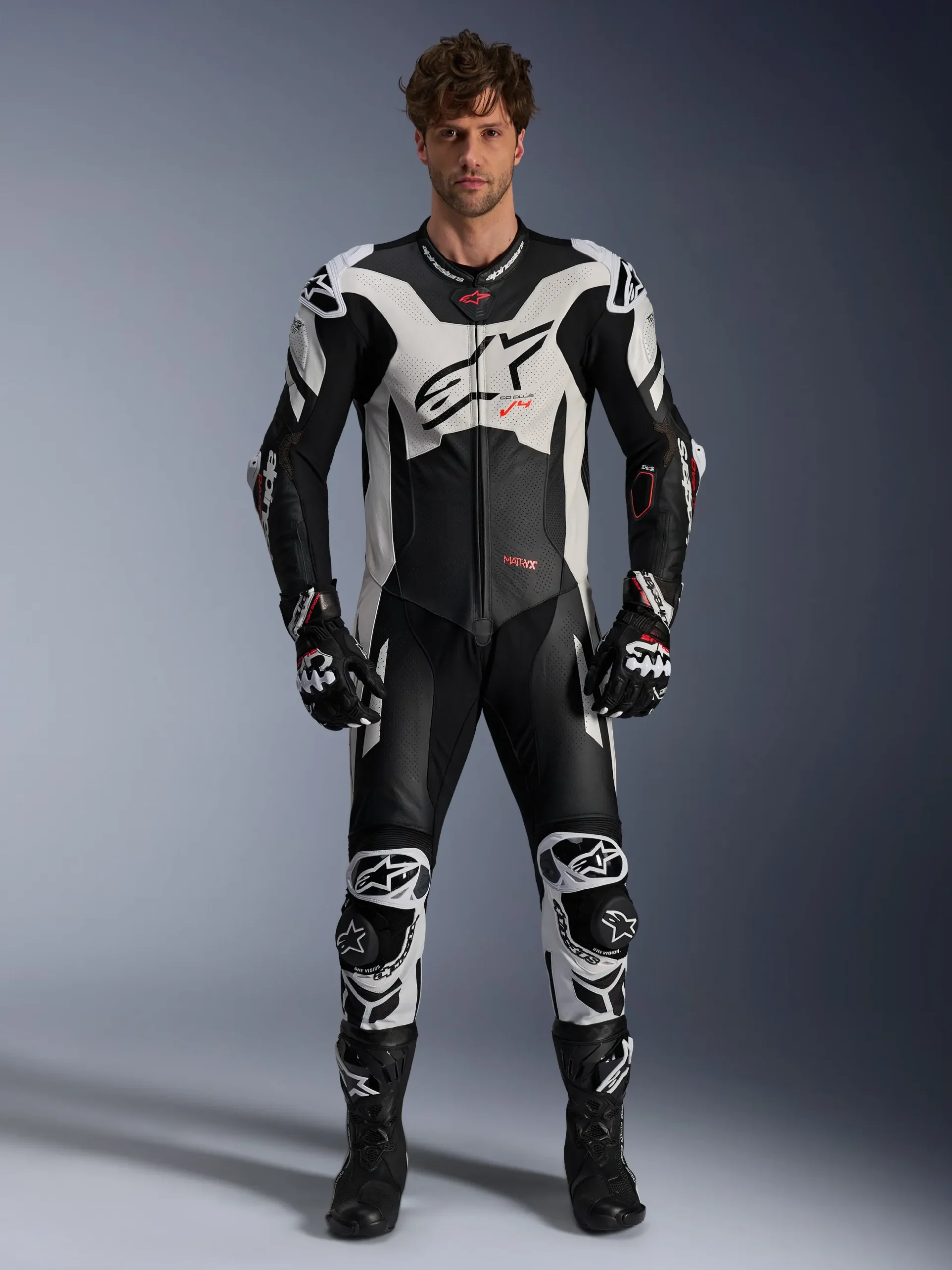 Combinaison En Cuir GP Plus V4 Sprint 1 Pièce