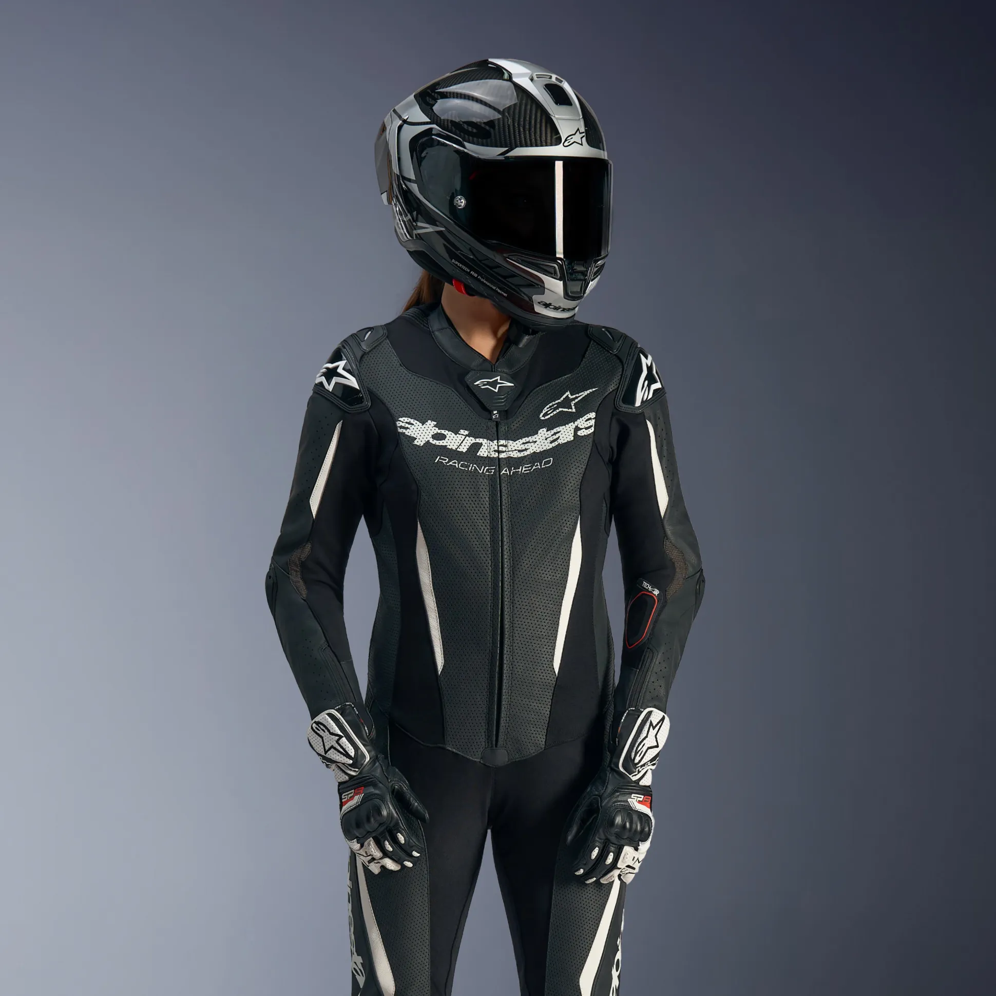 Combinaison En Cuir Stella GP-R7 1 Pièce