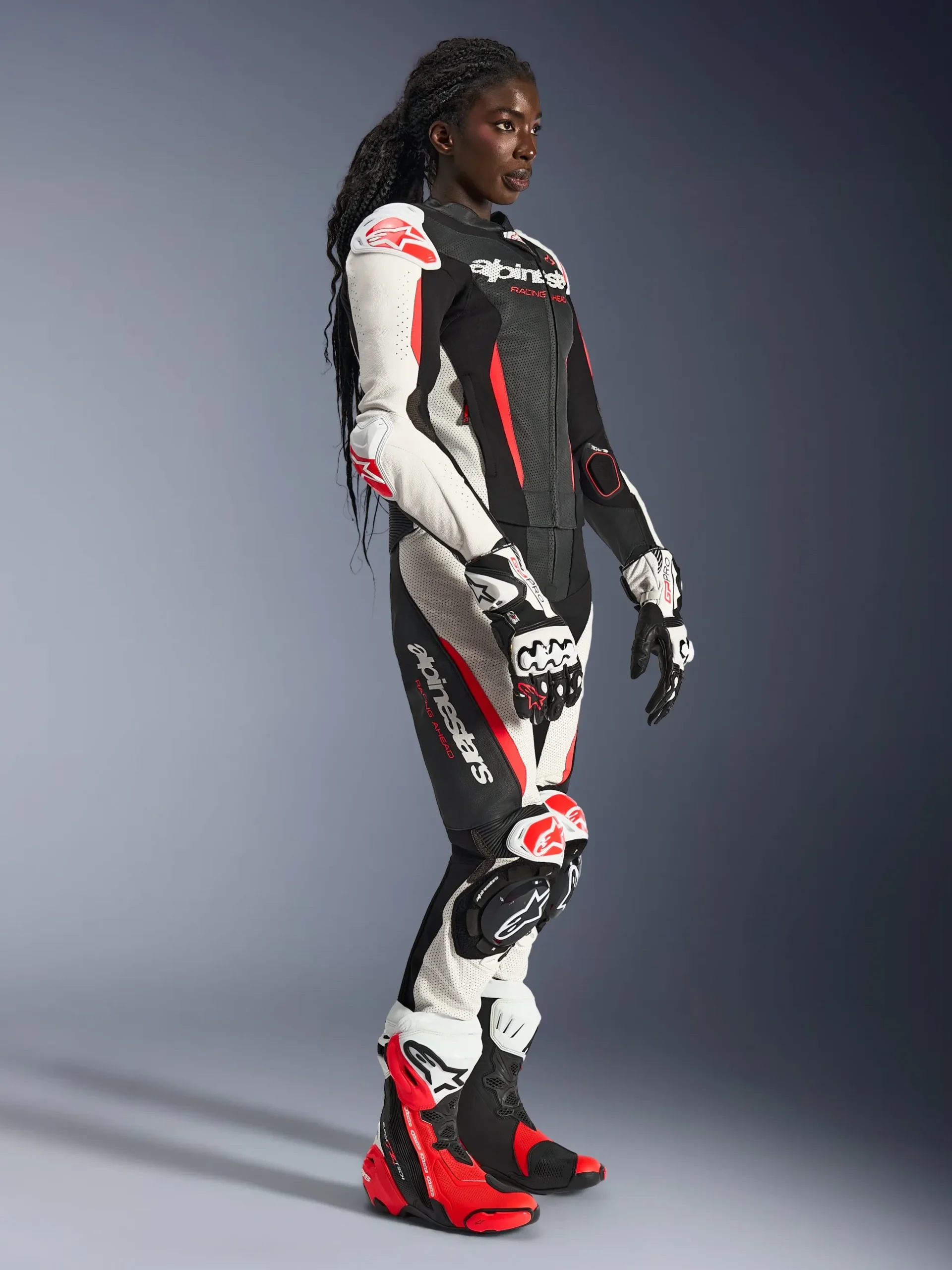Combinaison En Cuir Stella GP-R7 2 Pièces