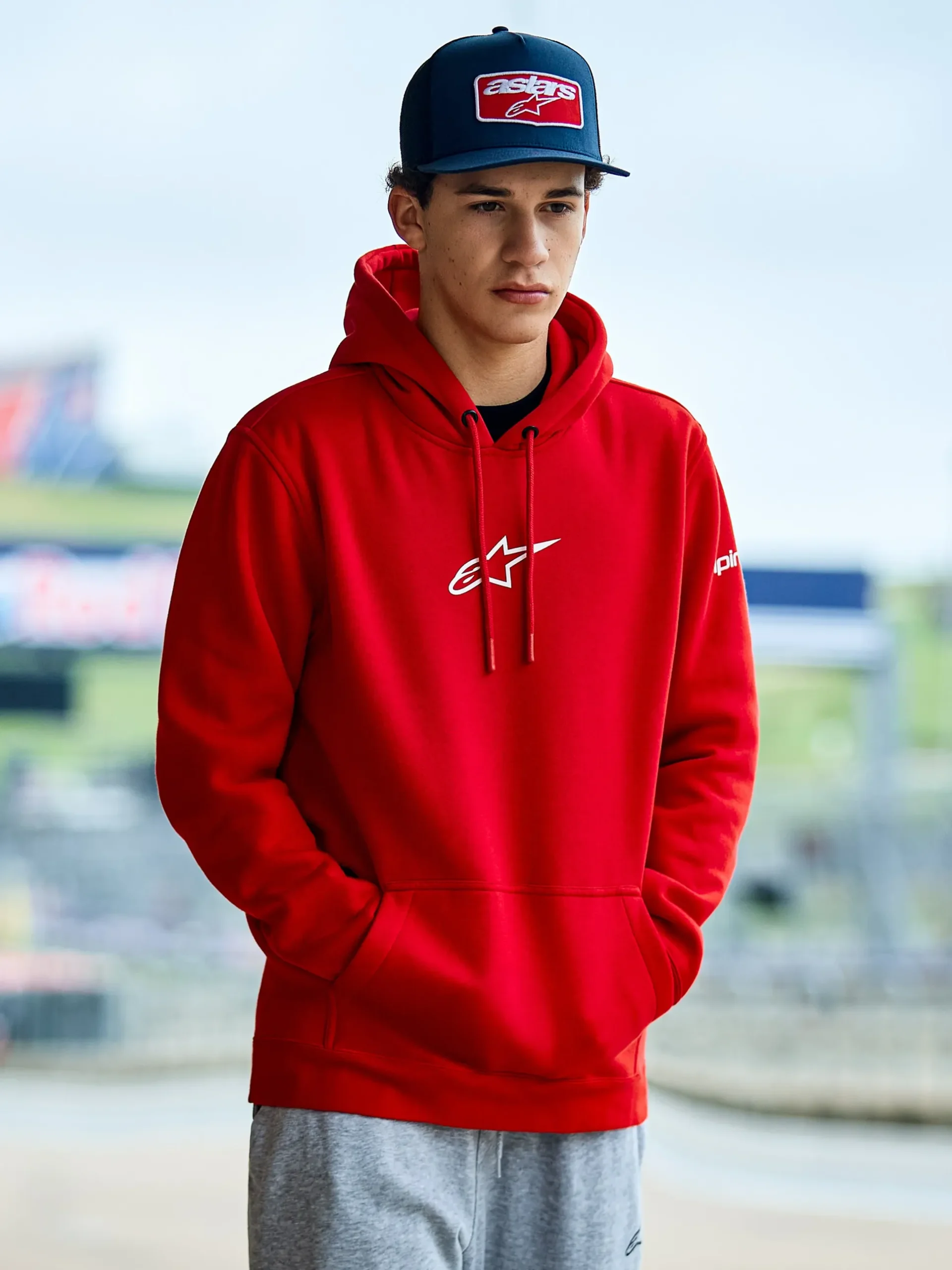 Sweat À Capuche Frontal