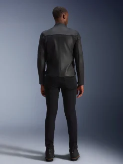 Veste En Cuir Blacktrack