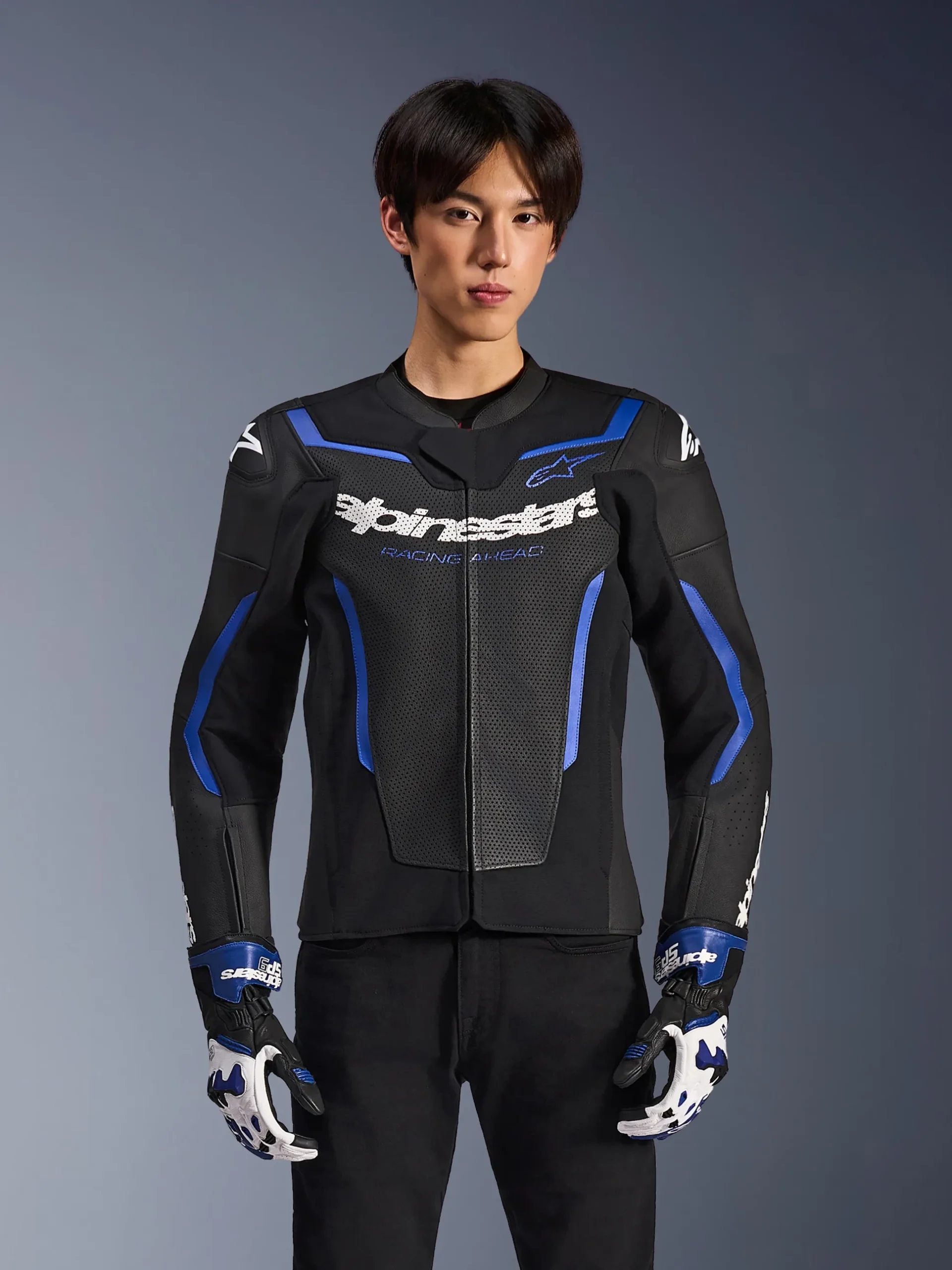 Veste En Cuir GP Force V2 Airflow