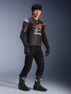Veste En Cuir GP Plus R V4 Airflow