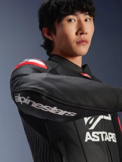 Veste En Cuir GP Plus R V4 Airflow