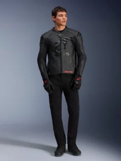 Veste En Cuir GP Plus R V4 Airflow